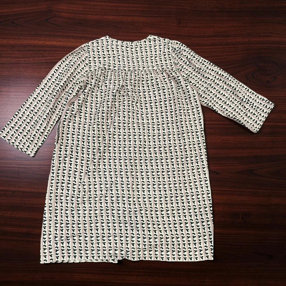 Fashion Bug Vintage Flannel Nightgown 18/20W Cotton Holly Berry Button Front